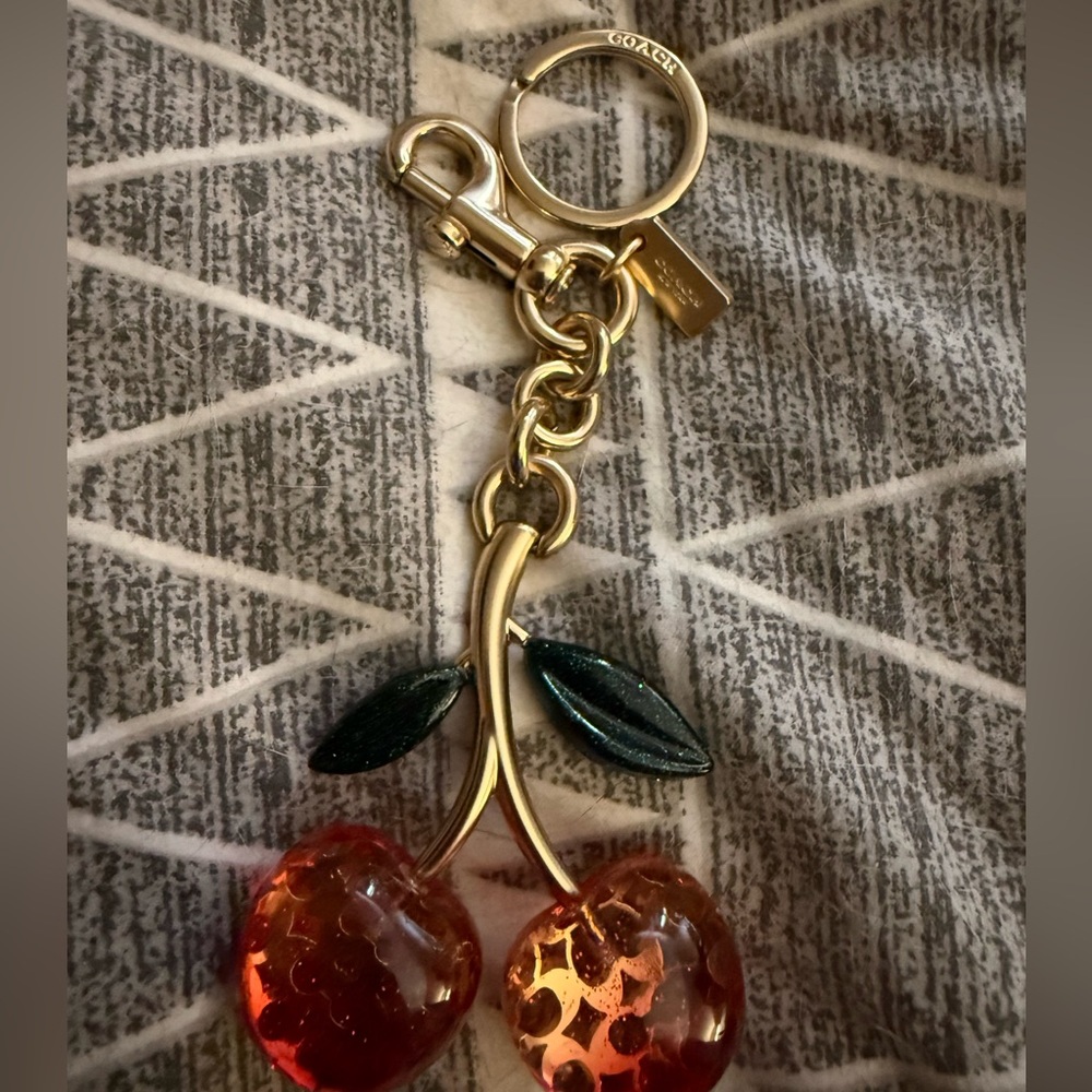 Coach Cherry Bag Charm